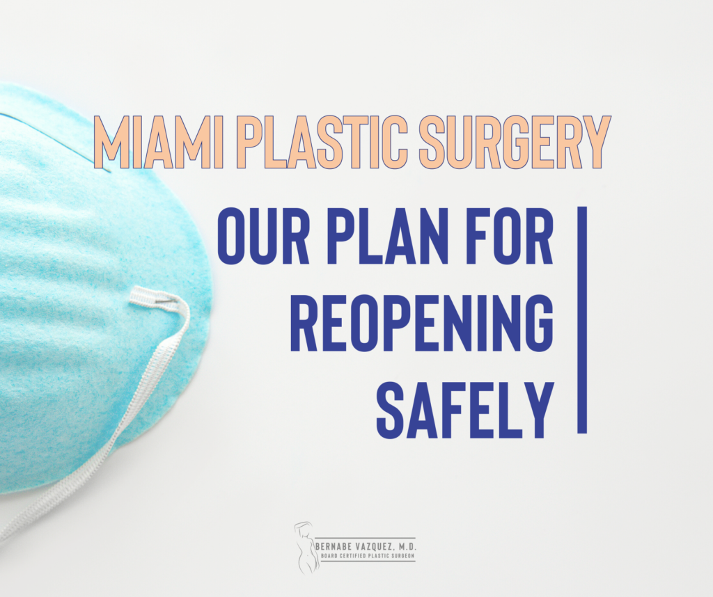 Miami Plastic Surgery: our plan for reopening safely