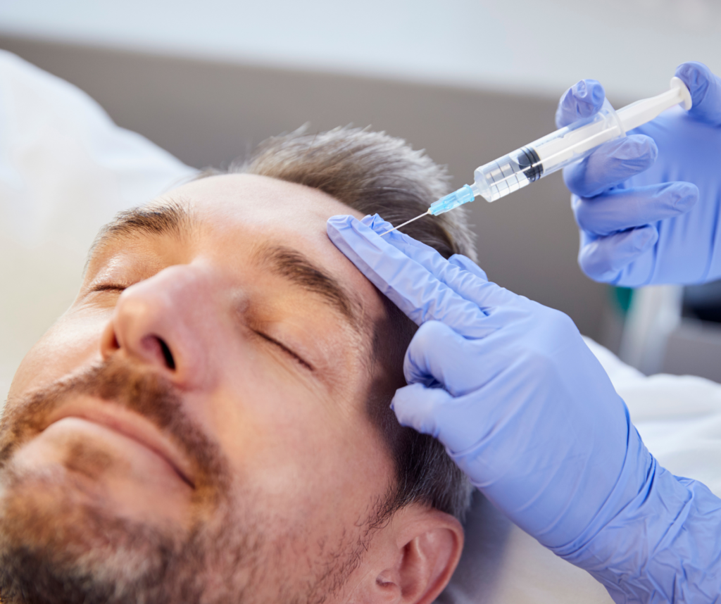 Injectable Treatments for your forehead, brows and temples.